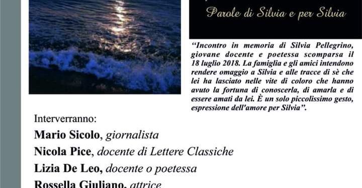 “Granello di sabbia nell’oceano”. Domenica incontro in memoria di Silvia Pellegrino, scomparsa a luglio dell’anno fa