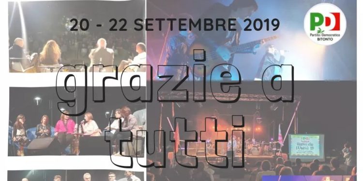 Festa dell’Unità 2019: “Parlare in piazza di politica in tempi come questi è un atto di eroismo”