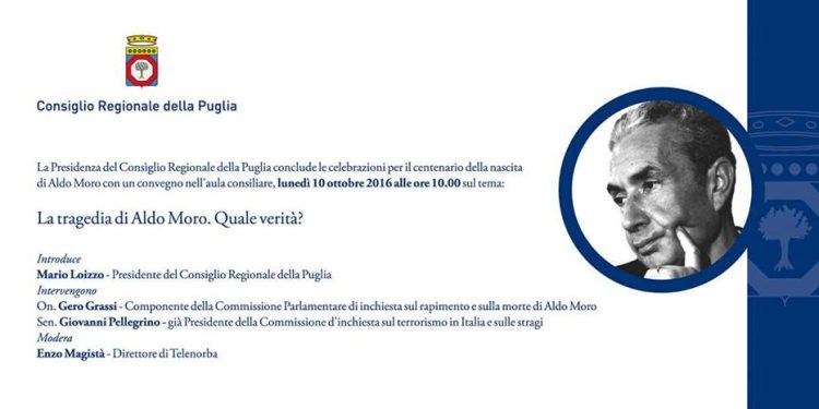 Domani convegno su Aldo Moro in via Capruzzi. Presenti anche i ragazzi del “Vitale Giordano”