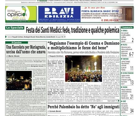 Il da BITONTO è in edicola. Nel nuovo numero, speciale “Festa dei SS. Medici”, tra fede e polemiche