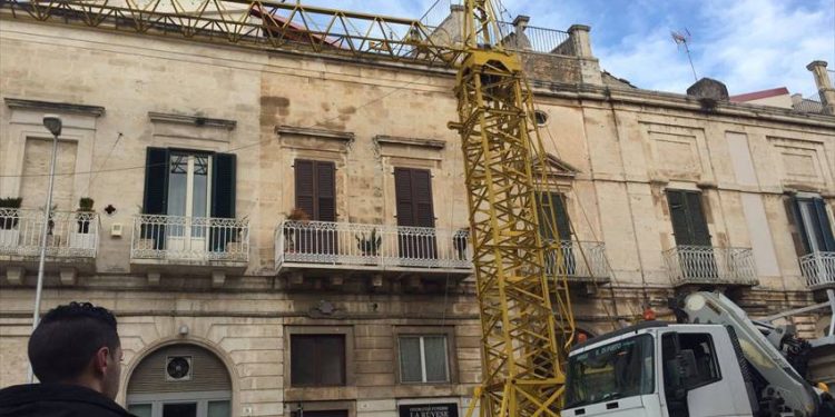 Incidente sul lavoro. Nessun pericolo di vita per l’operaio bitontino coinvolto