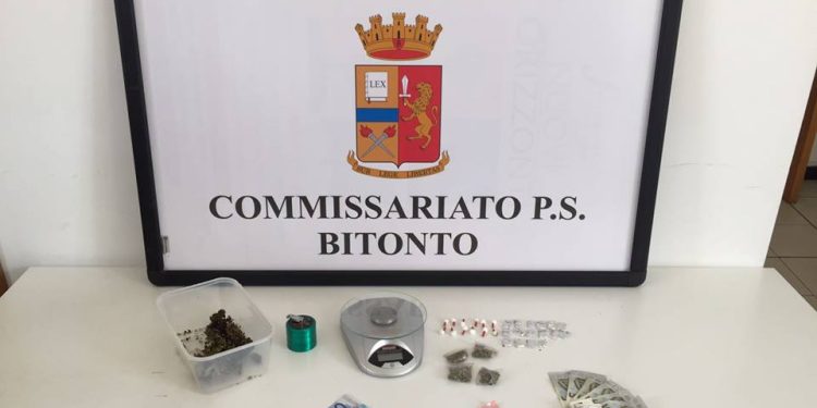 Spaccio e detenzione di sostanze. La polizia arresta due bitontini