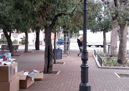 Dalle parole (finalmente) ai fatti. Iniziati i lavori di efficientamento energetico di piazza Roma a Mariotto