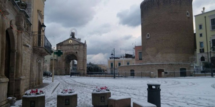 Allerta gialla per 24-36 ore in tutta la Puglia. Anche a Bitonto rischio neve e vento