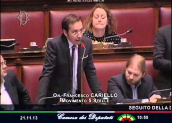 L’on. Cariello (M5S) ricorda alla Camera dei Deputati Nicola e Vincenzo Rizzi