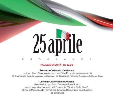 Bitonto celebra il 69° anniversario della Liberazione