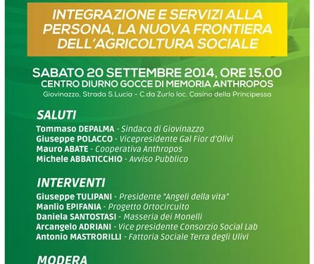 Integrazione e servizi alla persona, la nuova frontiera dell’agricoltura sociale