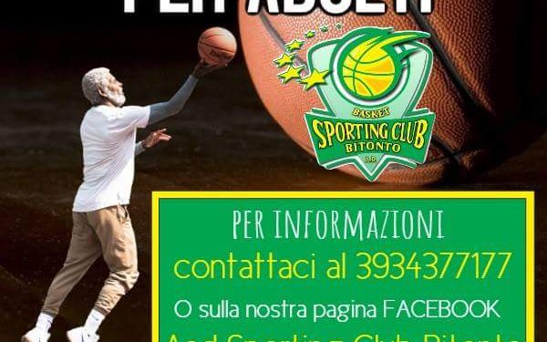 Arriva il basket amatoriale: una grande novità targata Sporting Club Bitonto