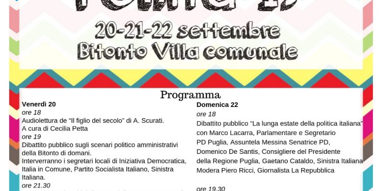 Torna la festa de “L’unità” del Partito Democratico