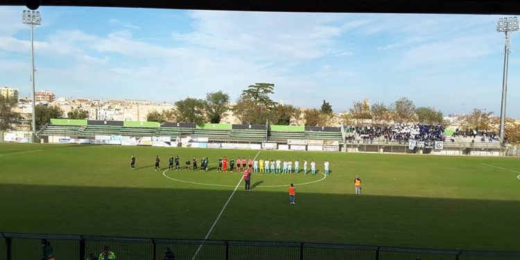 CALCIO – Manzari, Terrone, Terrevoli, e la capolista se ne va. È tutto neroverde il derby contro il Trani