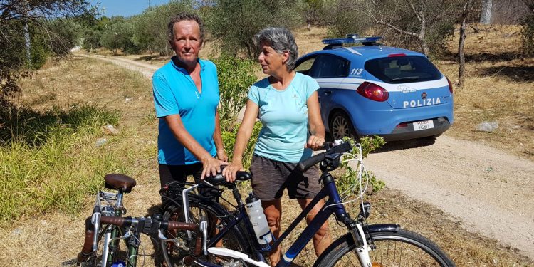 Ritrovate le bici dei turisti nelle campagne di Palombaio