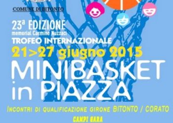 BASKET – Minibasket In Piazza. Anche quest’anno lo Sporting Club Bitonto da protagonista