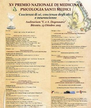 Coscienza di sé e dell’altro, torna il “Premio Nazionale di Medicina e Psicologia Santi Medici”