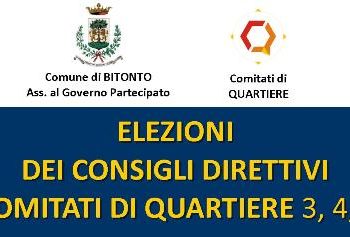 Comitati di Quartiere: domenica 25 l’election day. Oggi la presentazione dei candidati