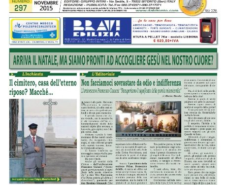 Arriva il Natale…ed il da BITONTO. In edicola, il mensile di novembre con l’inchiesta sui cimiteri