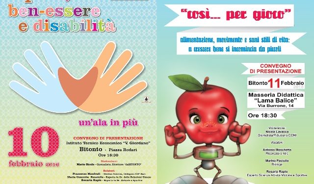 “Sport, ben-essere e disabilità” e “Così…per gioco”, due progetti per disegnare un nuovo futuro
