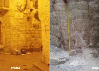 E del paracarro in pietra all’incrocio tra via Maggiore e via Ambrosi che si sa?
