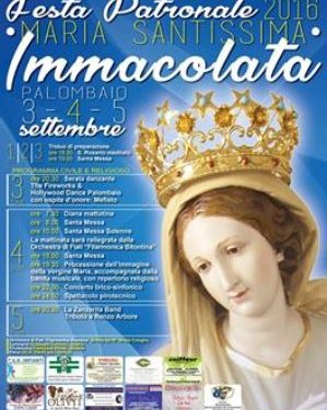 Palombaio in festa. Cominciano oggi le celebrazioni per l’Immacolata