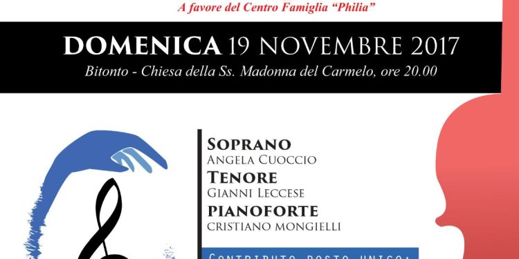 Concerto di beneficenza a favore del Centro famiglia “Philia” del Maria Cristina di Savoia
