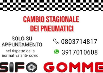 Arriva l’autunno e scatta l’obbligo di cambio pneumatici. Prenota il tuo appuntamento da Sifo Gomme