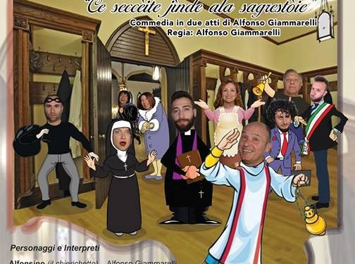 L’Associazione Scacciapensieri debutta con “Ce seccèite jìnde ala sagrestòie”