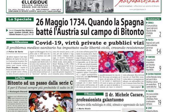 Il “da Bitonto” torna in edicola. Nel nuovo numero, speciale sulle Feste Patronali, tra storia e futuro