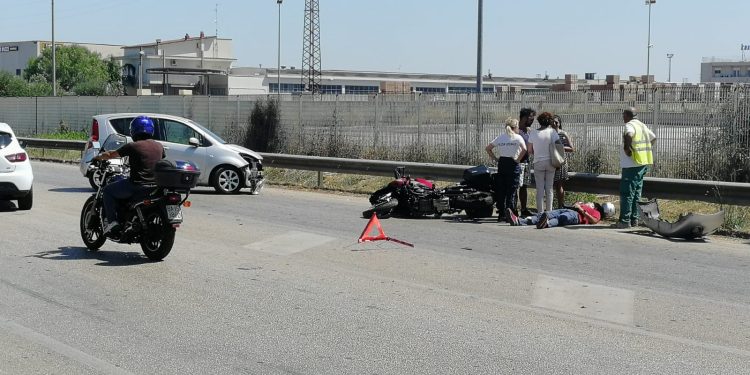 Brutto incidente sulla sp231: scontro fra un’auto ed una moto